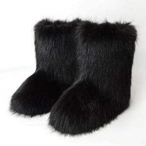Furry boots